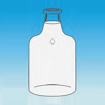溶液瓶, 帶塑料強(qiáng)化涂層