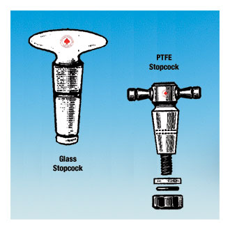 旋塞閥，PTFE， 直孔