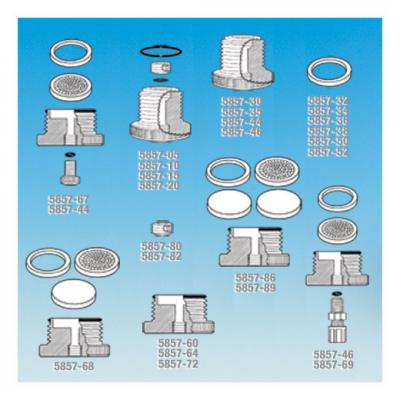 色譜柱底開口連接適配器,UHMWPE* 或 PTFE 材質